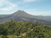 exiting5 batur volcano in kintamani village
