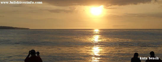 kuta beach for watching sun set
